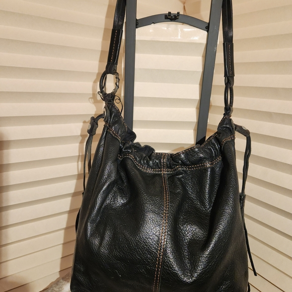 Lucky Brand Black Leather Bag - Picture 2 of 12